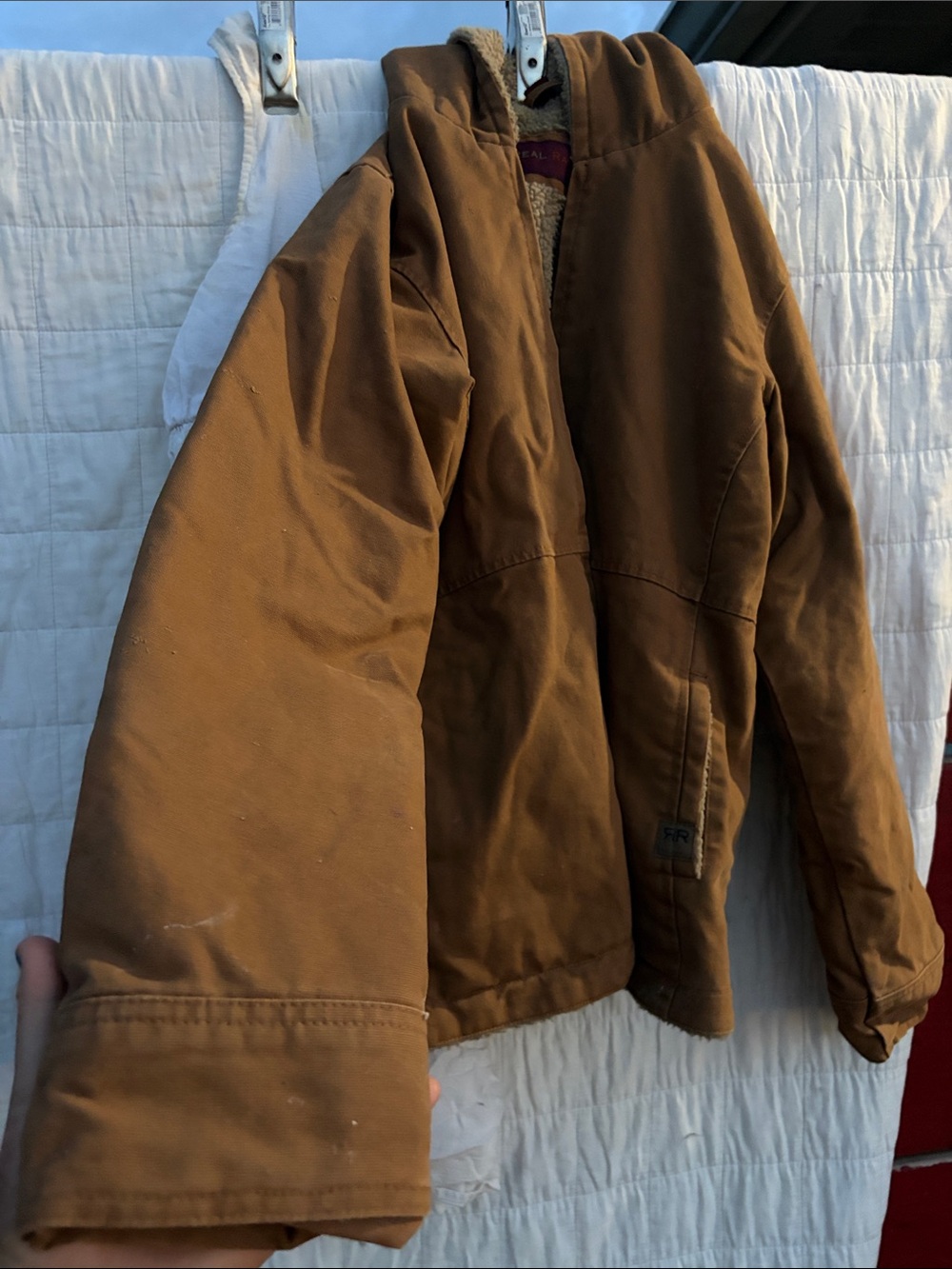 Women’s Hooded Work Jacket in Brown REAL RANCH WORKWEAR
